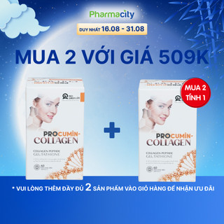 Thực phẩm Pro Green Life bảo vệ sức khỏe Procumin – Collagen