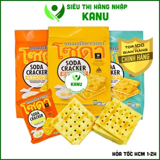[CHÍNH HÃNG] Bánh quy lạt Soda Cracker healthy 4 vị 400g - phù hợp người ăn kiêng, tiểu đường