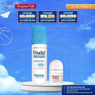 Combo Xịt Khử Mùi Tức Thì Etiaxil 100ml và Lăn Khử Mùi Ngăn Mồ Hôi Etiaxil 15ml (nhãn đỏ)