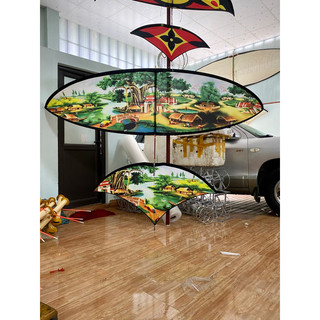 áo diều đồng quê vừa khung 2m - 2m5 - 3m - Vải caro