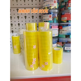  Băng dính Băng Keo Nhỏ Văn Phòng Trong Suốt 1cm 2cm Loại Dày Tiện Lợi Cho Cơ Quan Trường Học 