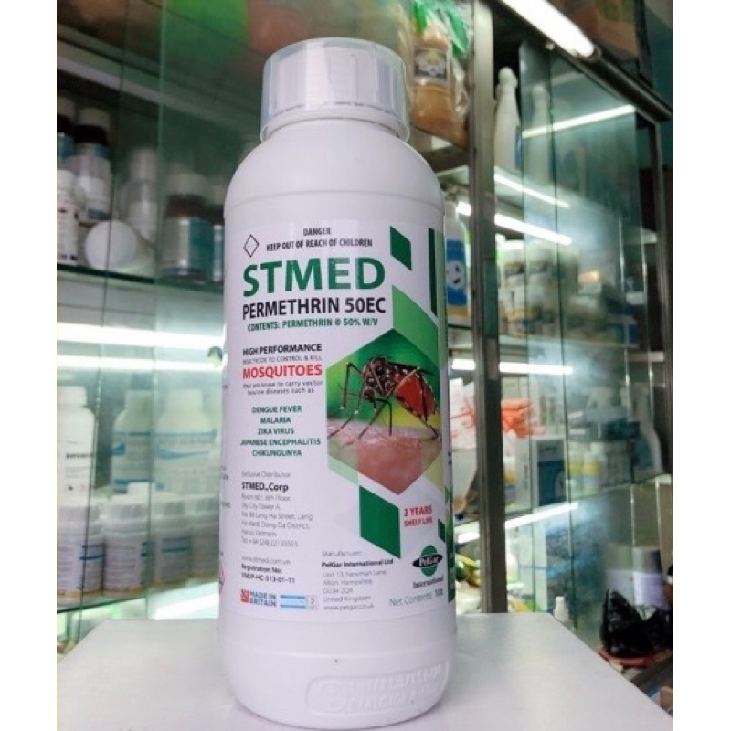 thuốc diệt muỗi STMED [NHẬP KHẨU] CHAI 1 LÍT