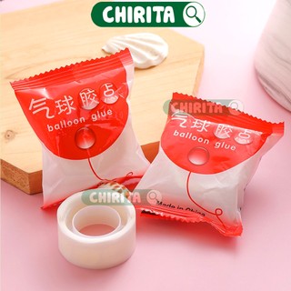 Băng Keo Dán Bóng Bay Trang Trí Sinh Nhật 100 Miếng - Băng Dính Bóng Trang Trí Sự Kiện, Party, Happy Birthday Chirita