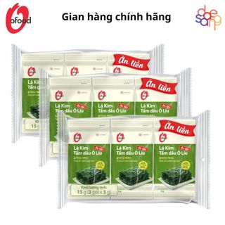 Combo 3 lốc lá kim tẩm dầu oliu O'Food ( lốc 3)