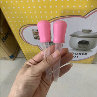 Ống hút silicon để nhỏ vào khuôn thạch Socola, Thạch, Đá, Kẹo chip chip, Pudding