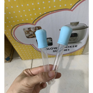 Ống hút silicon để nhỏ vào khuôn thạch Socola, Thạch, Đá, Kẹo chip chip, Pudding