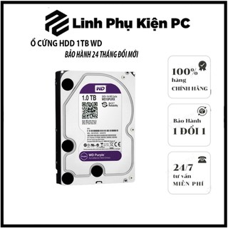 Ổ cứng HDD 1Tb Western Purple (màu tím) cho camera bảo hành 24 tháng