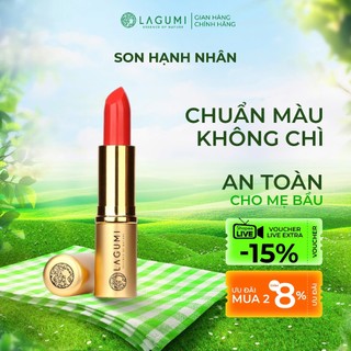 Son môi không chì LAGUMI chiết xuất hạnh nhân an toàn cho mẹ bầu và sau sinh