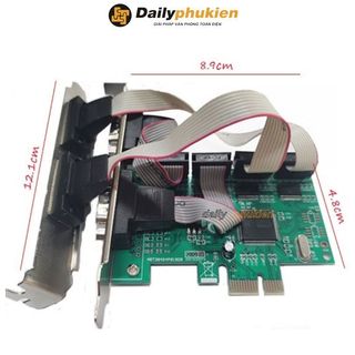 Card PCI Express sang 4 cổng Com rs232 , PCI EX to Com 4 cổng