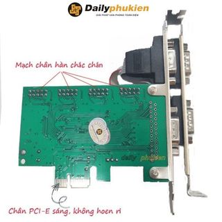 Card PCI Express sang 4 cổng Com rs232 , PCI EX to Com 4 cổng