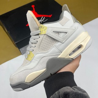 Giày jd4 retro se craft photon dust, jd4 xám da lộn cao cấp - than.shoes