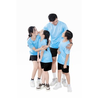 Áo Đồng Phục Gia Đình, Đồng Phục Cầu Lông, Tennis, Pickleball  AVT65 Năng Động, Trẻ Trung