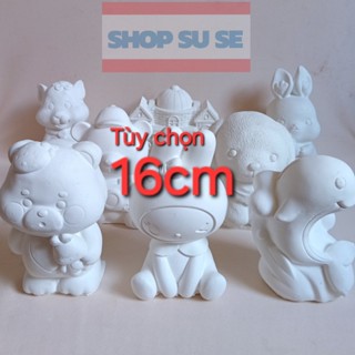 Tượng thạch cao cho bé tô màu. Cao khoảng 16cm