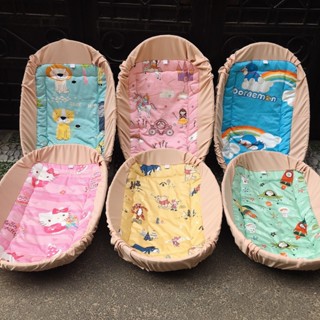 Nệm COTTON HÀN QUỐC lót nôi tre đặt võng chop bé nhiều size dùng cho các loại võng xếp, võng dù, võng lưới