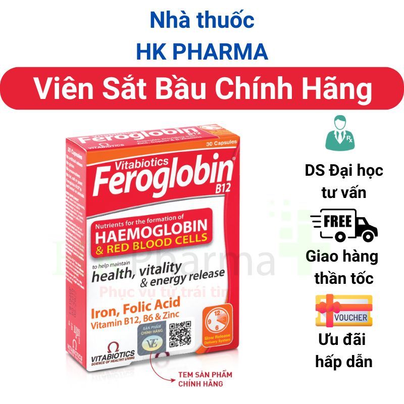 Bổ Sung Sắt Feroglobin [Anh Quốc]