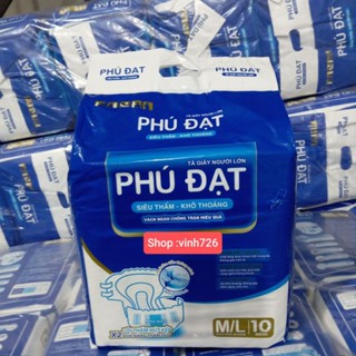 Tã bỉm dán phú đạt có hai vách chống chào, dành cho người già, phụ nữ sau sinh siêu thấm hút ,Size 40-80kg