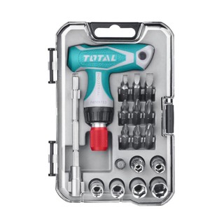 BỘ TUA VÍT 24 CHI TIẾT TỰ ĐỘNG TOTAL TACSD30186  tua vít dụng cụ sửa chưa đa năng