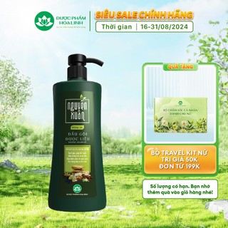 {MỚI} Dầu gội dược liệu Nguyên Xuân Xanh dưỡng tóc 450ml - Tặng thêm 50ml giá không đổi