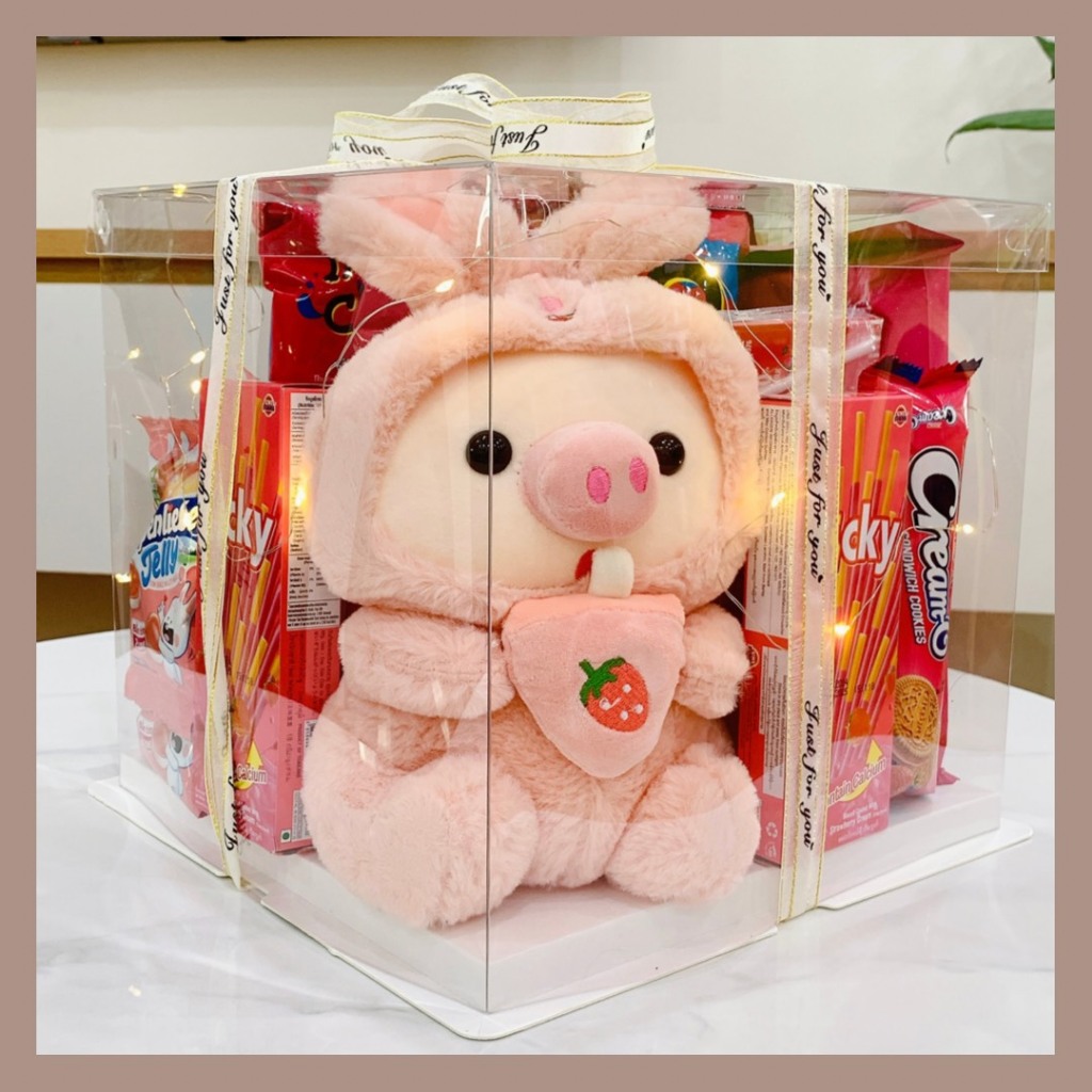 Hộp quà bánh kẹo tặng  VALENTINE sinh nhật, trung thu, 20/10, noel, quà tặng người yêu, bạn bè, tặng bé các ngày lễ 8/3