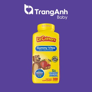 Kẹo dẻo bổ sung vitamin Lil Critters 300 viên cho bé