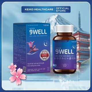 Viên uống ngủ ngon 9 WELL giúp An thần, Dưỡng tâm, Giảm mệt mỏi (Hộp 30 viên)