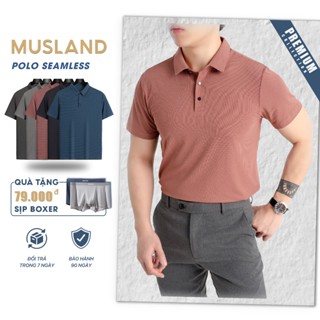 Áo Polo Nam Basic Musland Đẳng Cấp, Công nghệ Không Đường May, Chống nhăn, Chất Vải Thoáng Khí AP24002