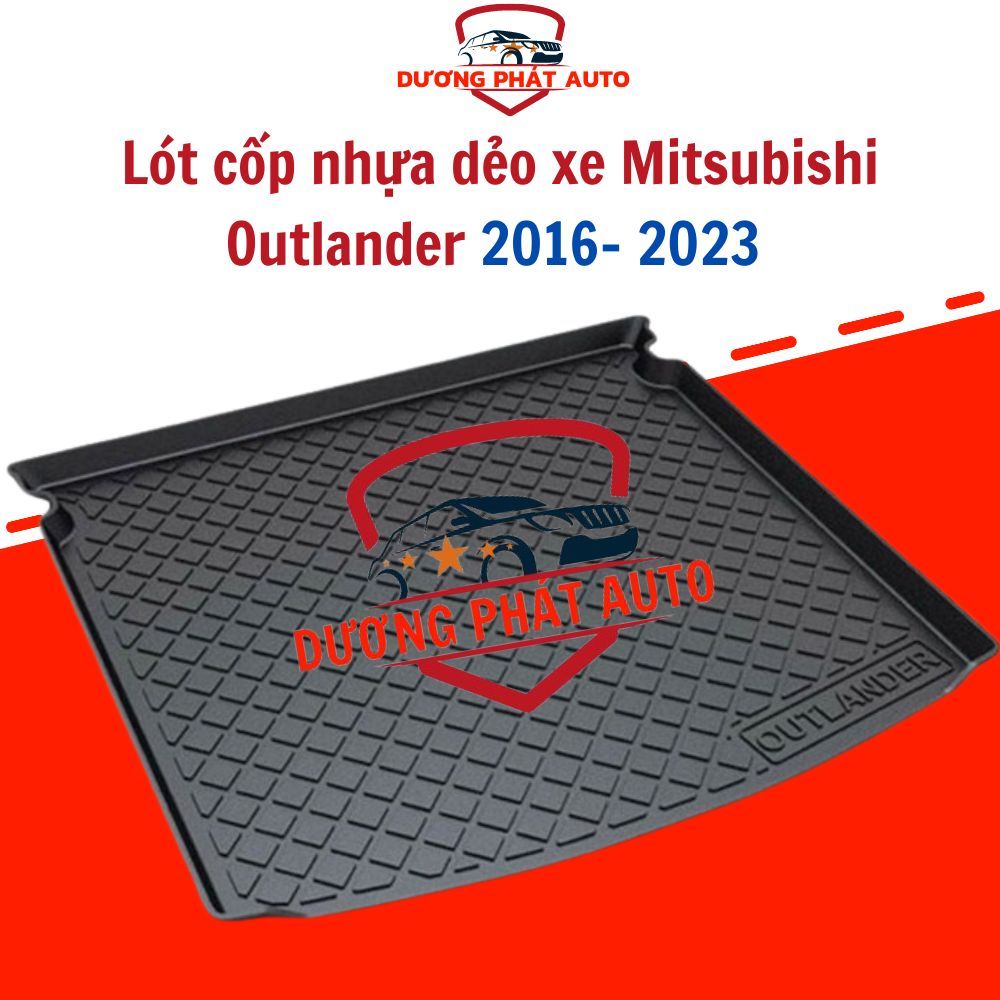 LÓT CỐP  nhựa dẻo xe Mitsubishi Outlander 2016- 2025 chất liệu TPO cao cấp
