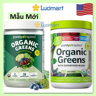 Bột hữu cơ rau xanh Purely Inspired Organic Greens