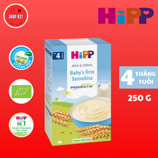 Bột Sữa & Ngũ Cốc Ăn Dặm Khởi Đầu HiPP SEMOLINA Cho Bé Từ 4 Tháng DATE 31/3/2026