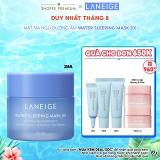 Mặt nạ ngủ tăng khả năng tự vệ của da LANEIGE Water Sleeping Mask EX 25ml