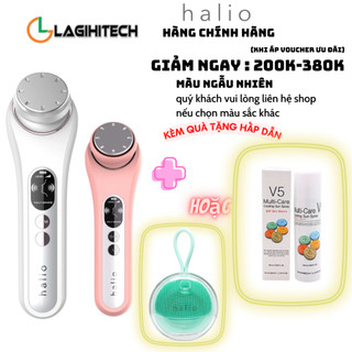 *LAGIHITECH* Máy Đẩy Tinh Chất Dưỡng Trắng Nóng Lạnh Halio Ion Hot & Cool Beauty Device Bảo hành 1 năm - Hàng Chính Hãng