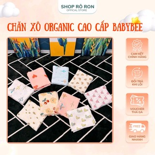 Chăn xô Organic cao cấp BABY BEE - Chăn xô 4 mùa cho bé - Shop Rô Ron