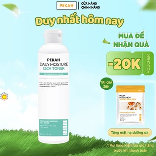 Nước hoa hồng PEKAH chiết xuất rau má dành cho da mụn PEKAH Daily Moisture Cica Toner 250ml