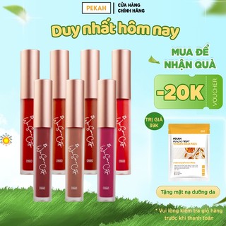 [Mã BMLT30 giảm đến 30K đơn 299K] Son kem lì PEKAH Mịn lâu trôi bám màu Winsome Cotton Tint 4.5g Pekah Official Store