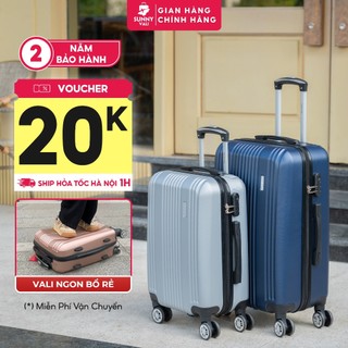Vali du lịch sunny tonago - tg516 vali kéo size 20/24 inch, xách tay/kí gửi chống va đập