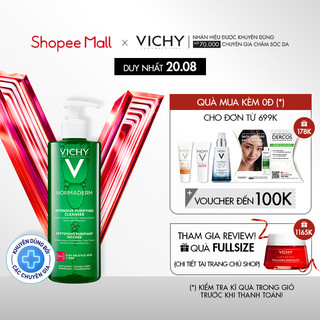 Sữa rửa mặt dạng gelVichy Normaderm Phytosolution Intensive Purifying Gel 400ml