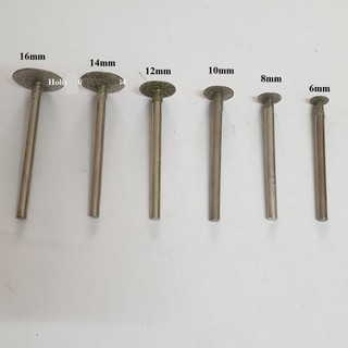 mũi khắc đá , mũi mài kim cương chân trụ 3mm mũi mài chữ T - mũi cắt mỏng chân 3mm - lưỡi cắt mỏng