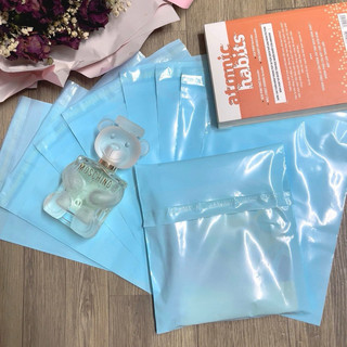 [1 Kg] Túi Niêm Phong, Túi Gói Hàng PE Màu Xanh Dương Pastel, Xanh Nude Baby Lớp Keo Dán Sẵn