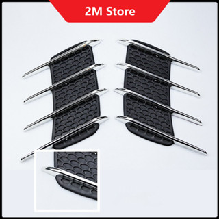 Bộ 2 Mang Cá Trang Trí Ô tô Đủ 2 Bên - Phụ Kiện Mô Phỏng Lỗ Thoát Khí Ô Tô Sport T1
