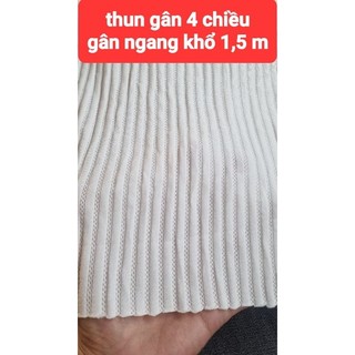vải thun gân thông hơi