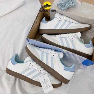  Giày thể thao nam nữ samba xanh full box size 36 đến 43 tặng tất 