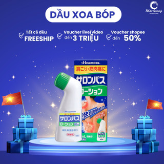 Dầu xoa bóp giảm đau nhức Salonpas Hisamitsu dạng lăn 85ml