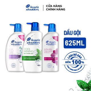 Dầu Gội Sạch Gàu HEAD&SHOULDERS Bạc Hà/ Giảm Ngứa Da Đầu/ Suôn Mềm/ Hương Chanh/ Sạch Sâu/ Làm Sạch Vi Khuẩn Chai 625ML