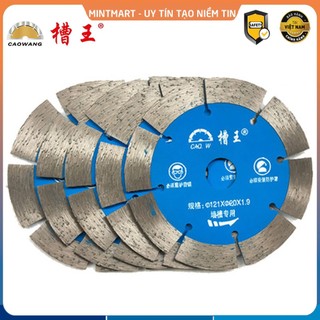 Bộ 5 lưỡi cắt Caowang 121 mm dùng cho máy cắt rãnh tường có độ bền và hiệu quả sử dụng cao