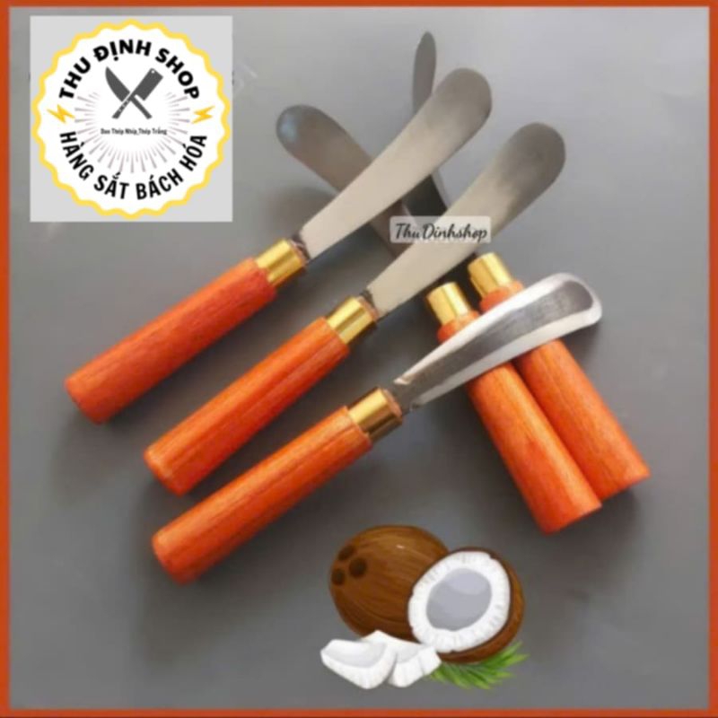 Dao lấy cơm dừa - cùi dừa nửa quả siêu bén