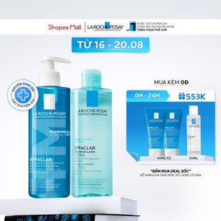 Bộ đôi làm sạch và tẩy trang dành cho da dầu mụn Double Cleansing Oily Skin 400mL