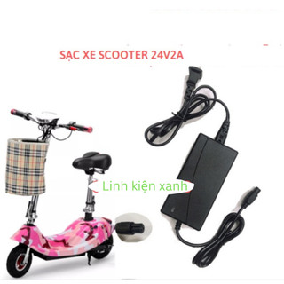 Bộ sạc xe điện mini e-scooter 24v 2ah