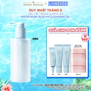 Dầu tẩy trang dưỡng ẩm Laneige Waterbank Blue HA Cleansing Oil 250ml