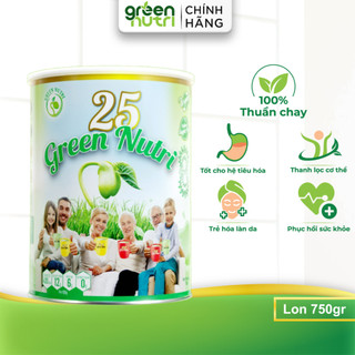 [Nhập Khẩu 100%] Sữa Hạt Ngũ Cốc Dinh Dưỡng 25 Green Nutri - Lon 750gr