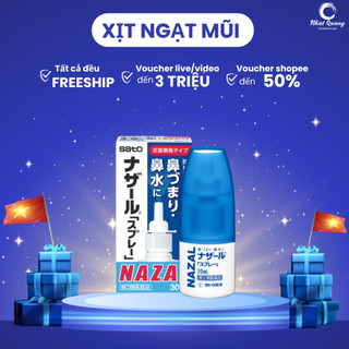 Xịt ngạt mũi nazal nhật bản 30ml